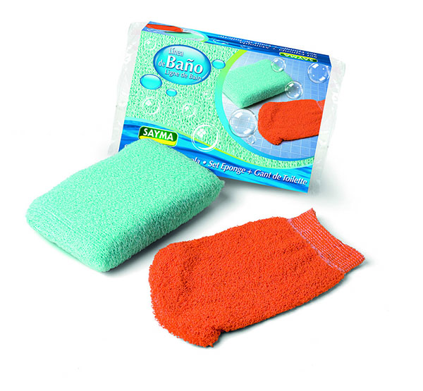 Ref. 293 - Set de esponja + Guante de baño